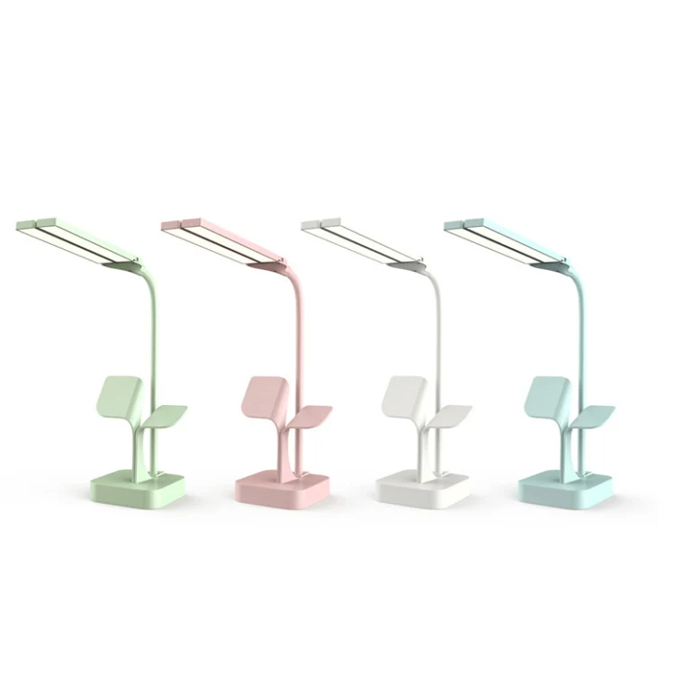 550TD3 Rechargeable USB Double Head Folding Table Lamp(White) - Image 2