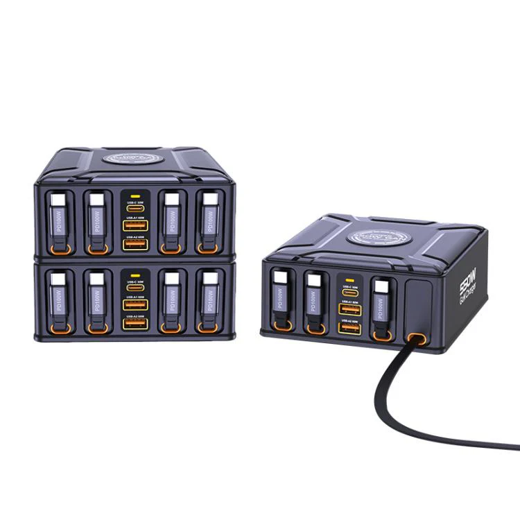 550W USB-C GaN Super Fast Charging Multi-Port Retractable Cable Charger(Kor Plug) - Image 2