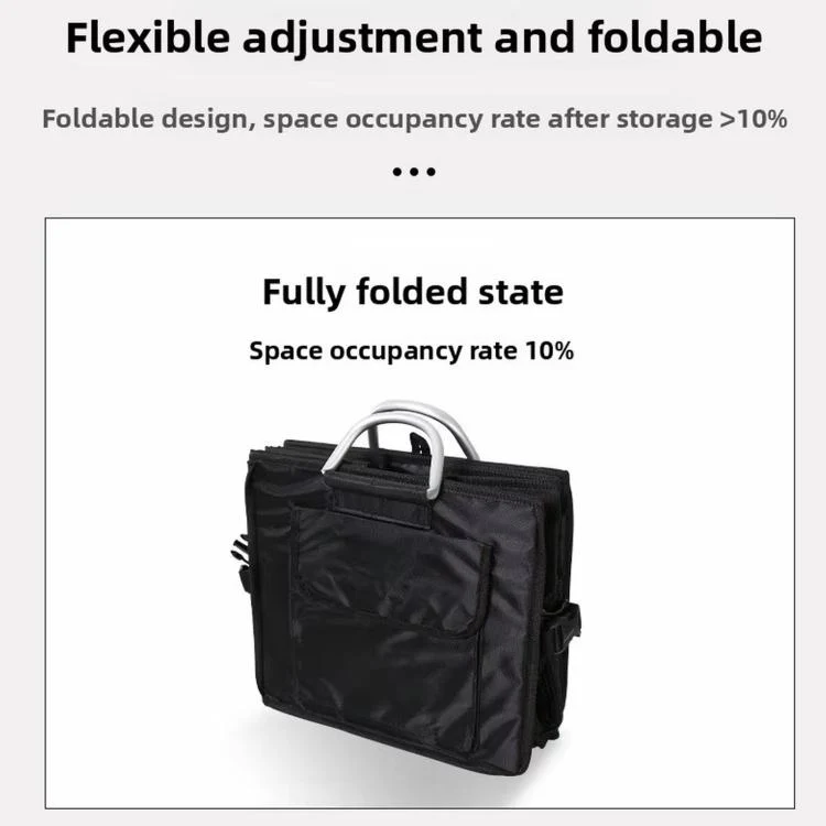 55L Car Trunk Storage Box Shoe Storage Essentials(With Shoes Storage Slot Black) - Image 7