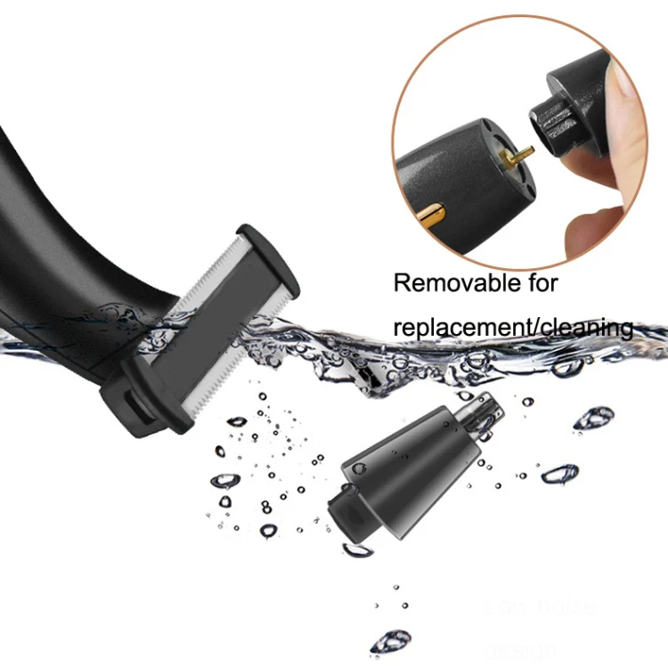 568 USB Electric Shaver Eyebrow Trimmer(Black) - Image 4