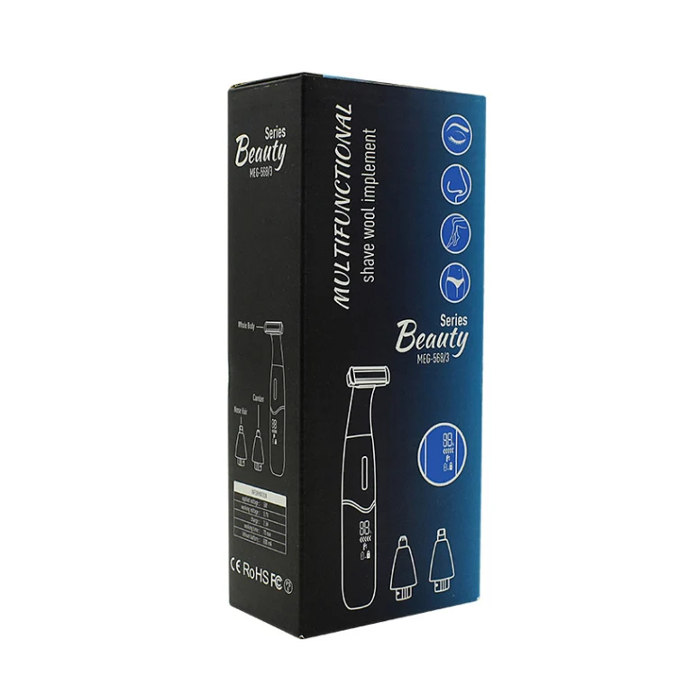 568 USB Electric Shaver Eyebrow Trimmer(Black) - Image 7