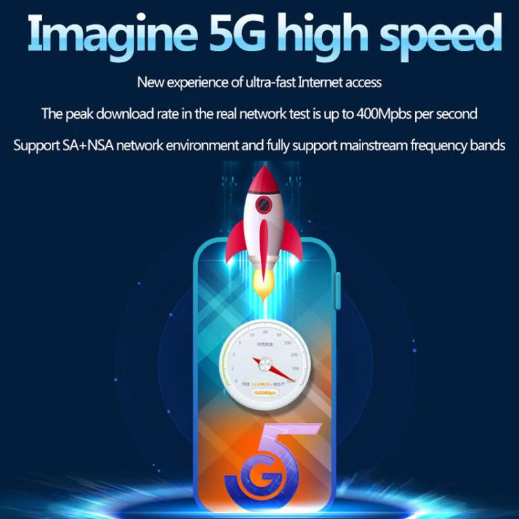 5G CPE Wi-Fi 6 Wireless SIM Card Router Dual-Mode NSA/SA High-Speed Gigabit Single-Port LTE Router, EU Plug(Asia-Pacific Version) - Image 3