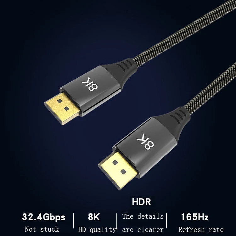 5m DP1.4 Version 8K DisplayPort Male to Male Computer Monitor HD Cable - Image 6