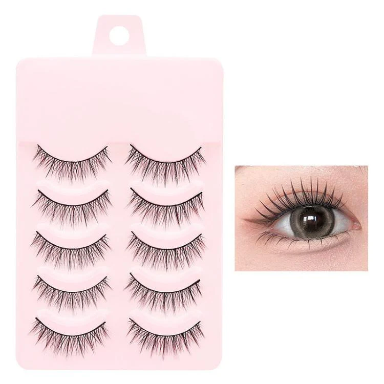 5pair /Set Natural Everyday Makeup One-Piece Eyelashes, Spec: B94
