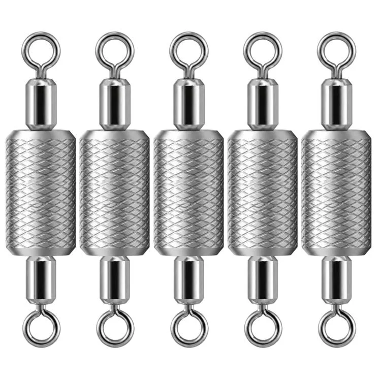 5pcs Dual Loop Embossed Scale Integrated Fishing Lead Sinker, Weight:5.0g