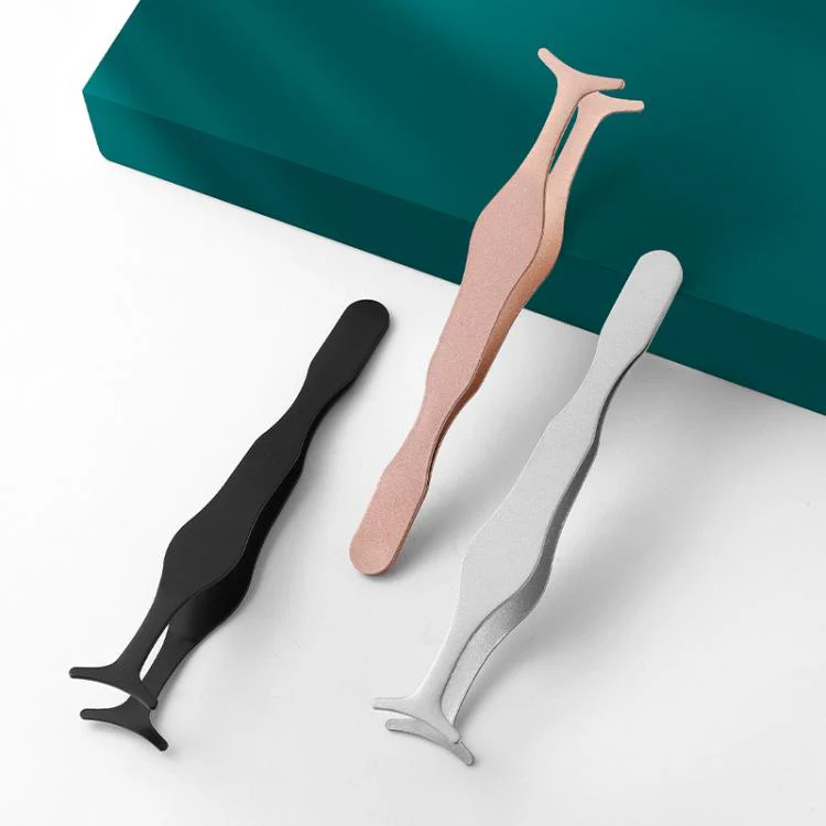 5pcs False Eyelash Aid Extension Tool Seahorse Clip, Spec: Bagged(Rose Gold) - Image 5