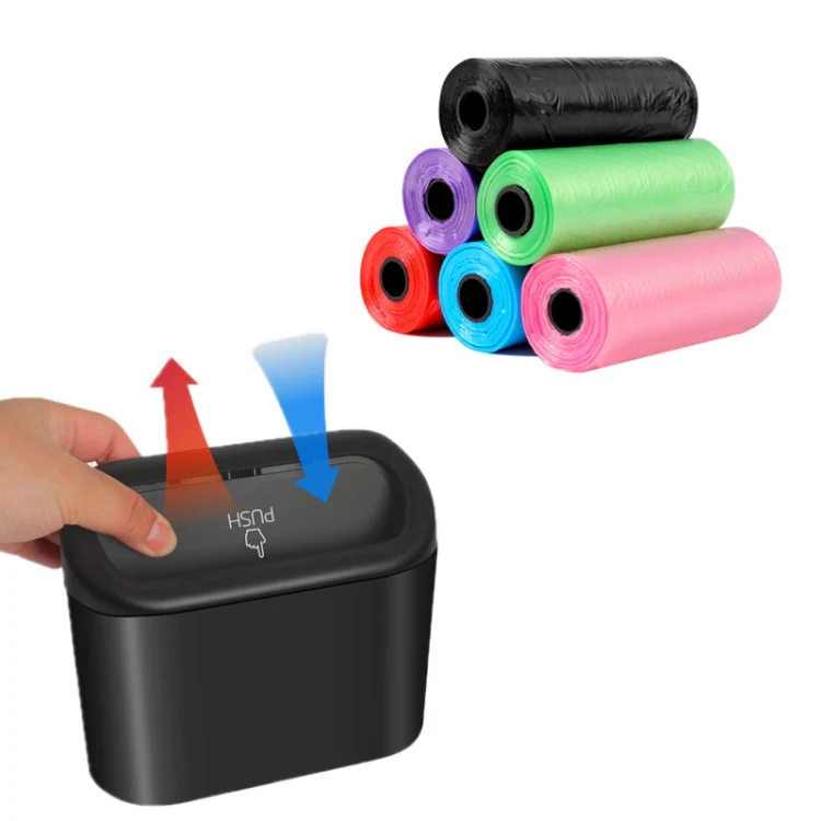 5rolls Thickened Car-Mounted Cleaning Disposable Garbage Bags(Random Color Delivery) - Image 6