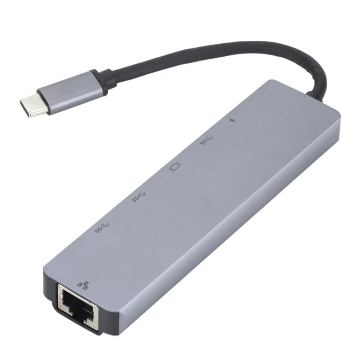 6 in 1 USB3.1 Type-C to HDMI+RJ45 Docking Station for Nintendo Type-C Docking Station - Image 5