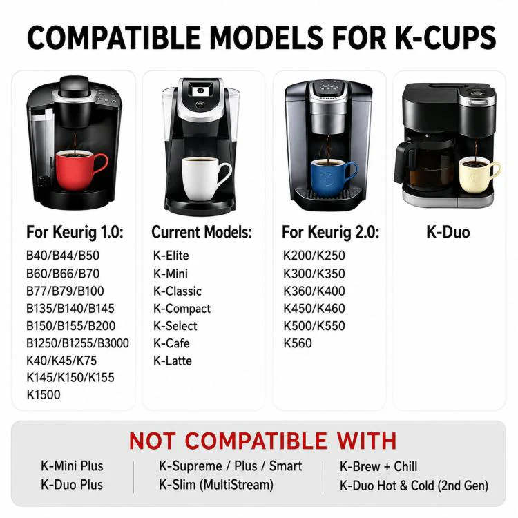 6 Packs Single-Needle K Cups For Keurig 1.0 & 2.0 Stainless Steel Refillable Coffee Filter Pod - Image 3