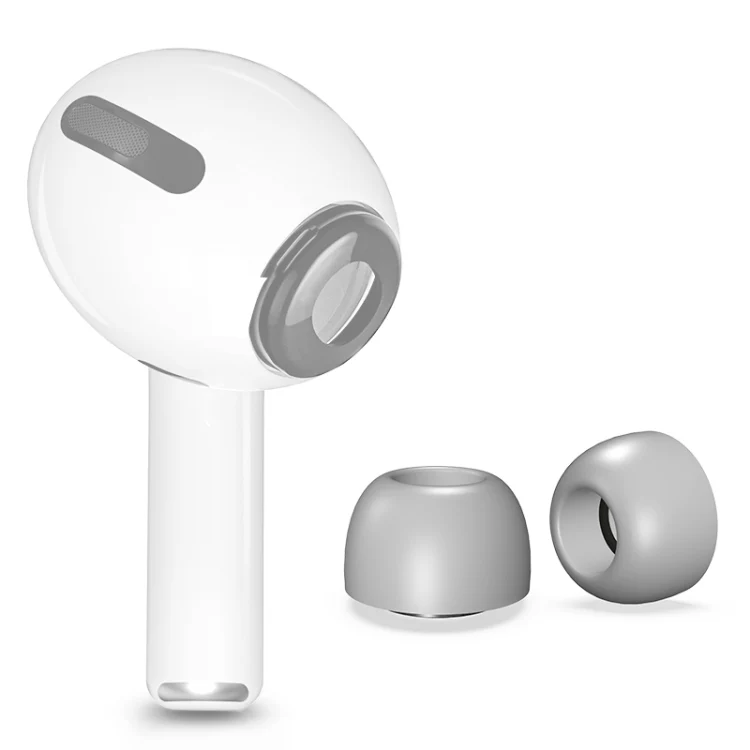 6 Pairs Wireless Earphone Replaceable Silicone Ear Cap Earplugs for AirPods Pro, with Storage Box(White) - Image 4