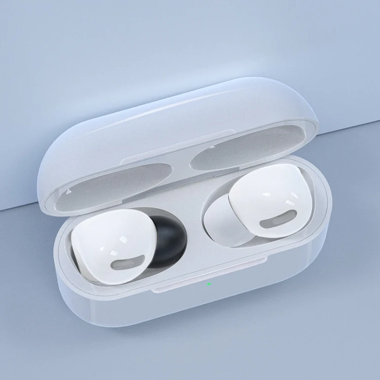 6 Pairs Wireless Earphone Replaceable Silicone Ear Cap Earplugs for AirPods Pro, with Storage Box(White) - Image 7