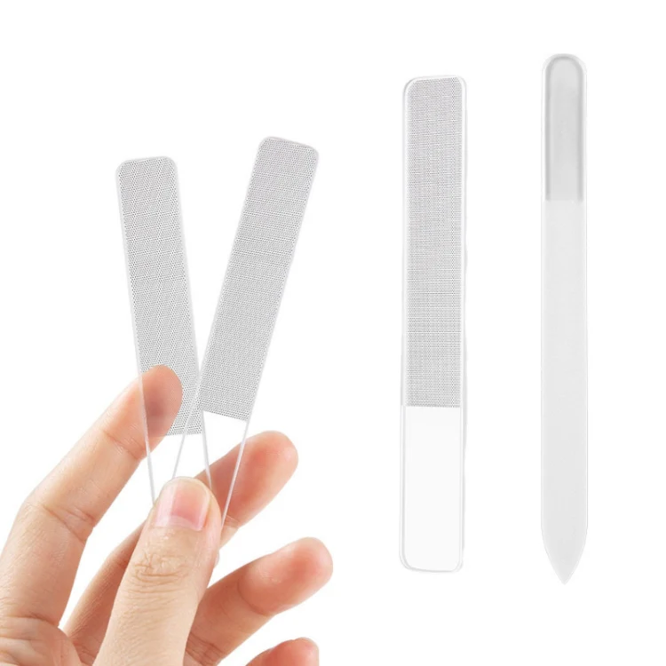 6 PCS Transparent Nano Glass Polished Nail File, Specification: Glass File Bulk - Image 2