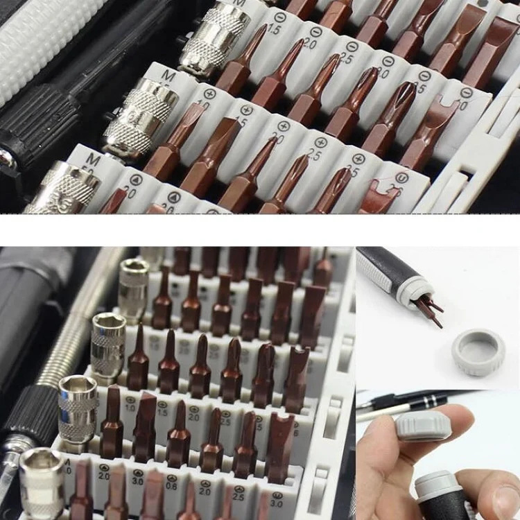 60 in 1 S2 Mobile Phone Notebook Computer Disassembly Tool Repair Phillips Screwdriver(Black) - Image 14