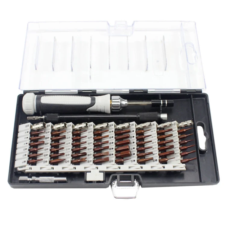 60 in 1 S2 Mobile Phone Notebook Computer Disassembly Tool Repair Phillips Screwdriver(Black) - Image 3