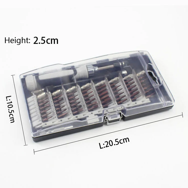 60 in 1 S2 Mobile Phone Notebook Computer Disassembly Tool Repair Phillips Screwdriver(Black) - Image 4