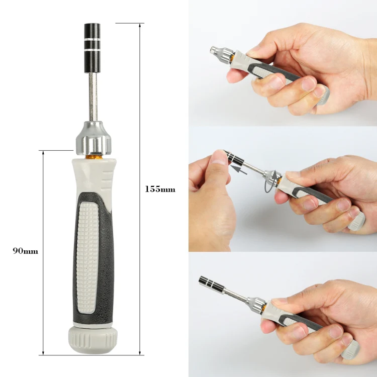 60 in 1 S2 Mobile Phone Notebook Computer Disassembly Tool Repair Phillips Screwdriver(Black) - Image 5