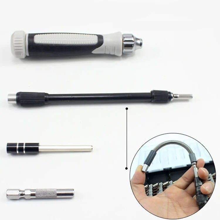 60 in 1 S2 Mobile Phone Notebook Computer Disassembly Tool Repair Phillips Screwdriver(Black) - Image 7
