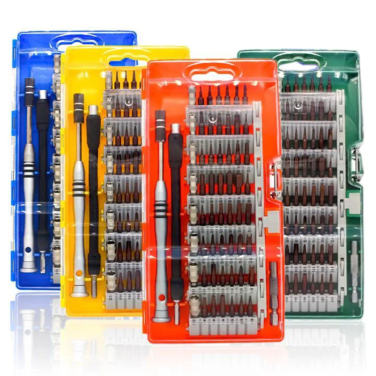 60 in 1 S2 Tool Steel Precision Screwdriver Nutdriver Bit Repair Tools Kit(Blue) - Image 11