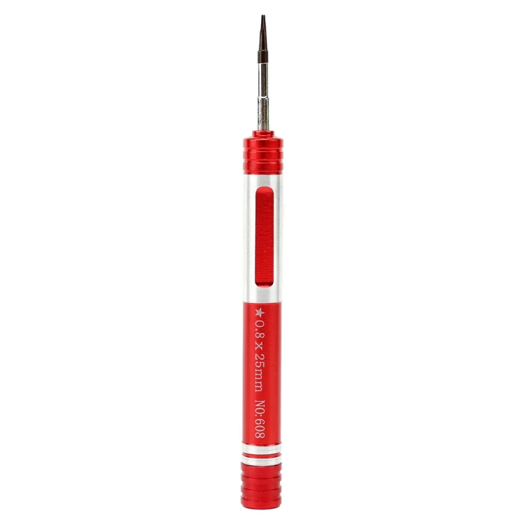 608-0.8 Pentalobe 0.8 Screwdriver for iPhone Charging Port Screws(Red) - Image 4