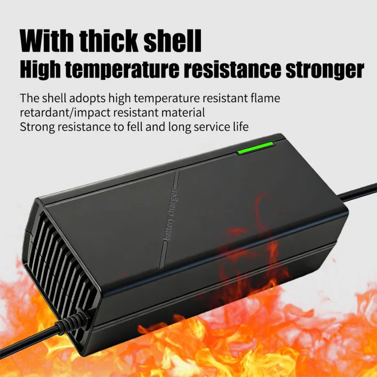 60V 10A Smart Lithium Battery Charger For E-Bike & Electric Scooter UK Plug - Image 3