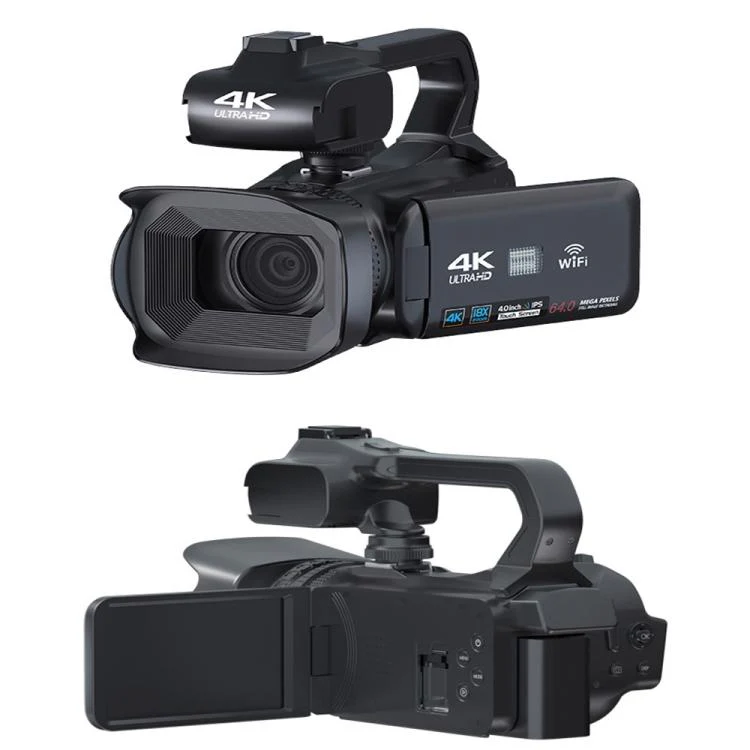 64MP 18X Zoom 4-Inch Touch Screen Handheld Digital Video Camera(64G) - Image 2