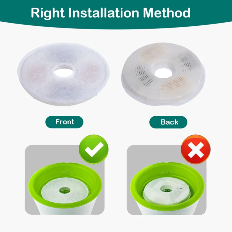6pcs /Box For Catit Pet Water Fountain Replacement Filters Cat Water Dispenser Filters - Image 7