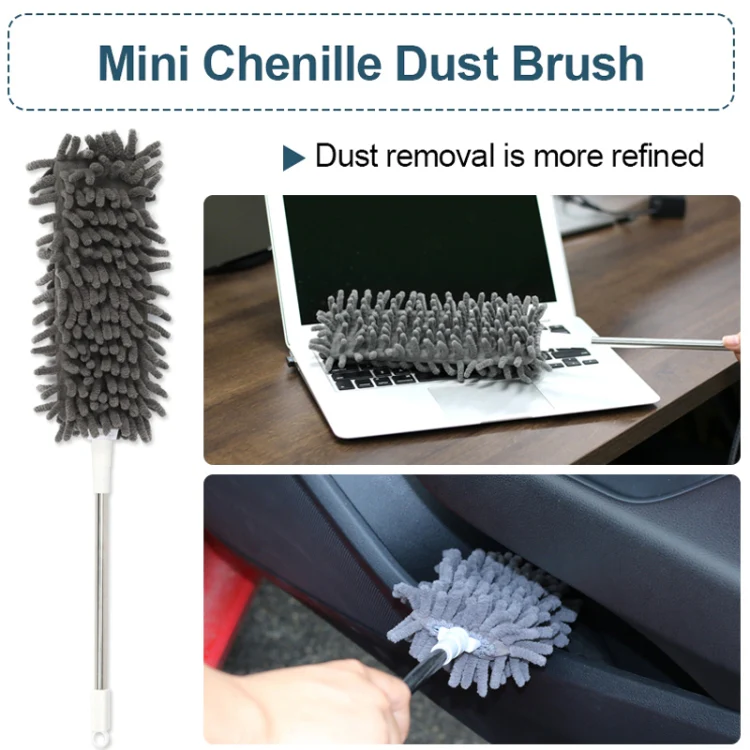 7 In 1 2.5m/100inch Dust Cleaner Sofa Extendable Duster Removal Household Cleaning tools - Image 4