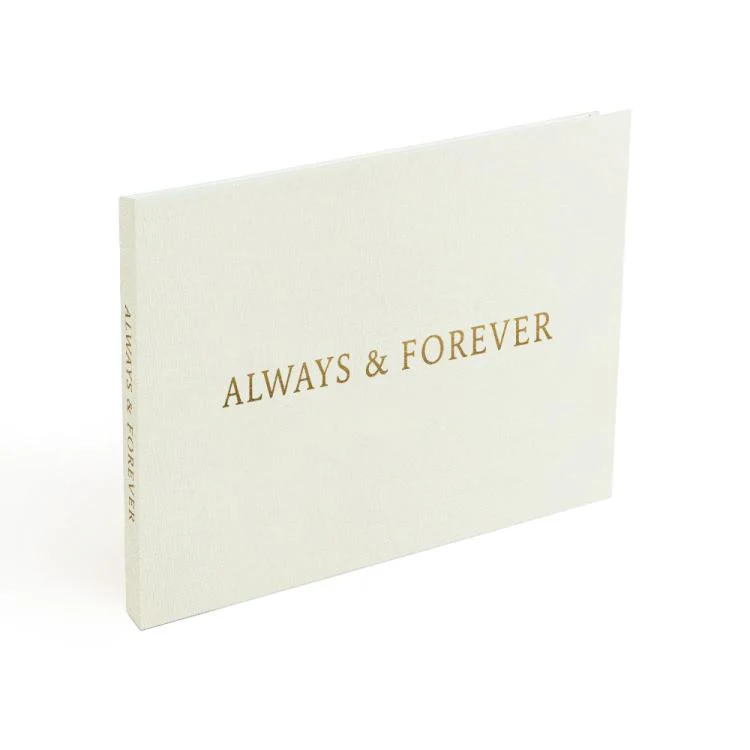 7 Inch IPS Display Multifunctional Commercial Wedding Video Invitation Linen Bound Video Album, Style: Always Forever