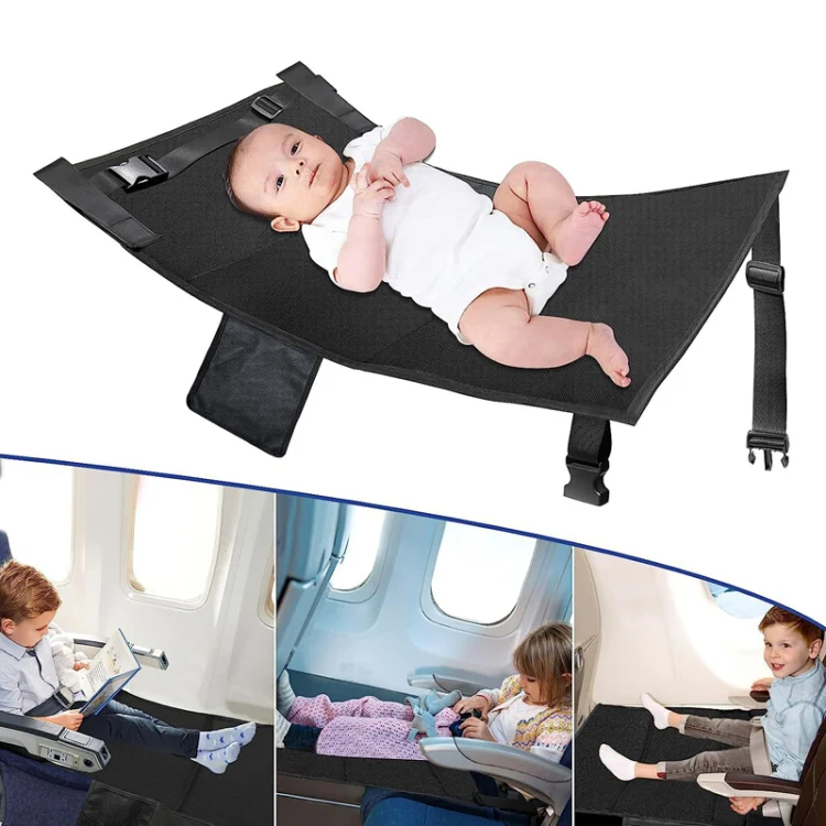 79 x 44cm Kids Airplane Seat Extender Portable Travel Seat Cushion(Gray) - Image 10