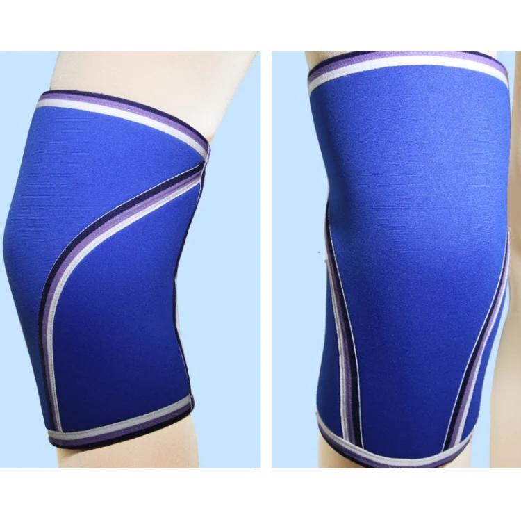 7mm SCR Neoprene Rubber Weightlifting Knee Pads Outdoor Sports Protector, Size:XXL(Black) - Image 4