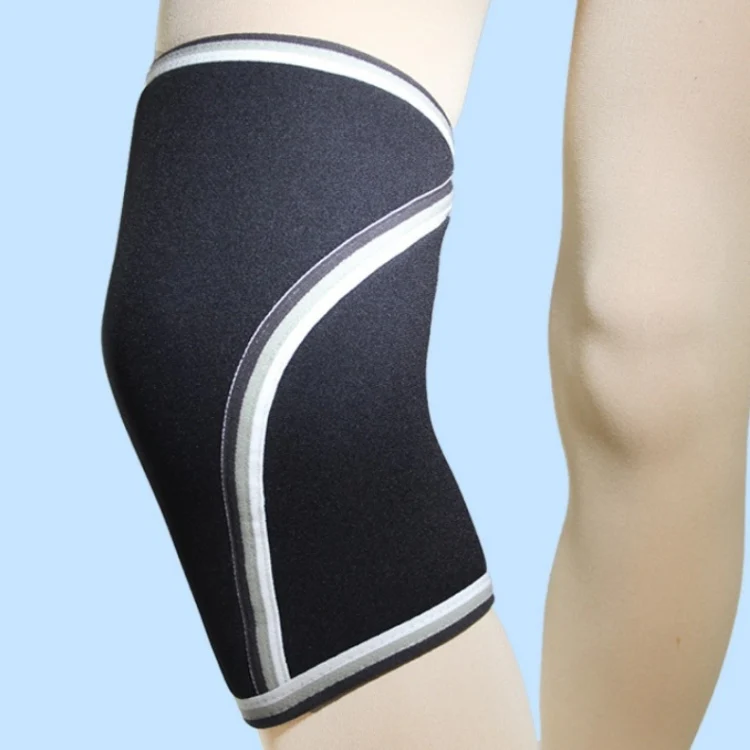 7mm SCR Neoprene Rubber Weightlifting Knee Pads Outdoor Sports Protector, Size:XXL(Blue) - Image 5