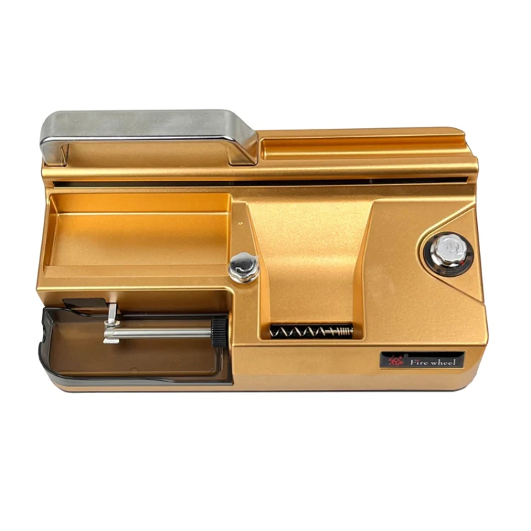8.0 / 6.5 / 5.5mm Automatic 3-In-1 Smart Cigarette Roller EU Plug(Gold)