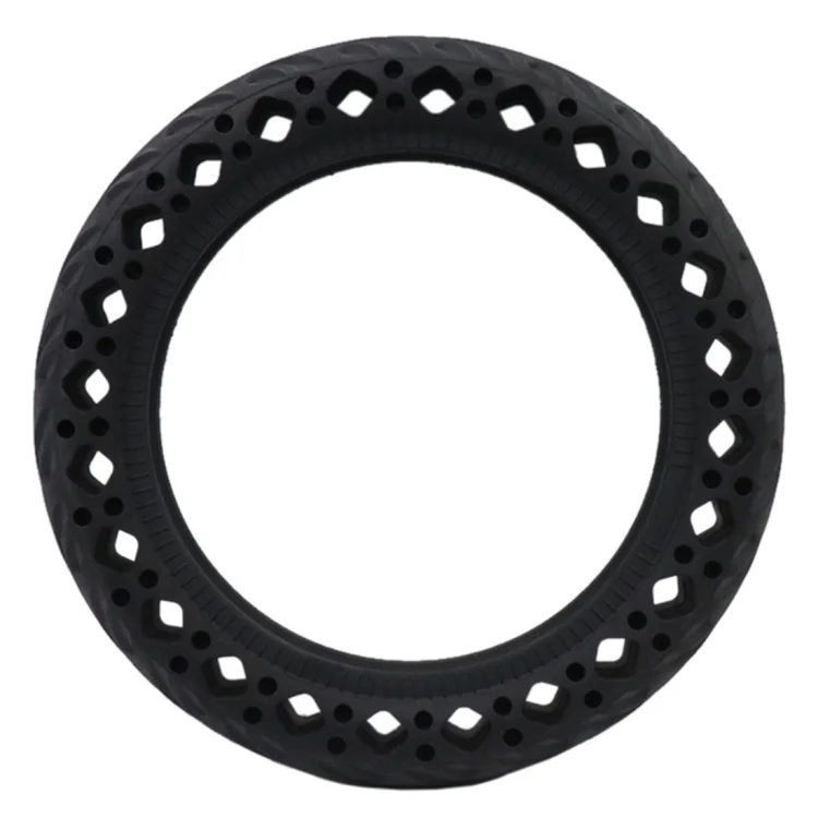 8.5 inch Electric Scooter Wear-resistant Shock-absorbing Decorative Pattern Tire Honeycomb Solid Tire, Suitable for Xiaomi Mijia M365(Black) - Image 2