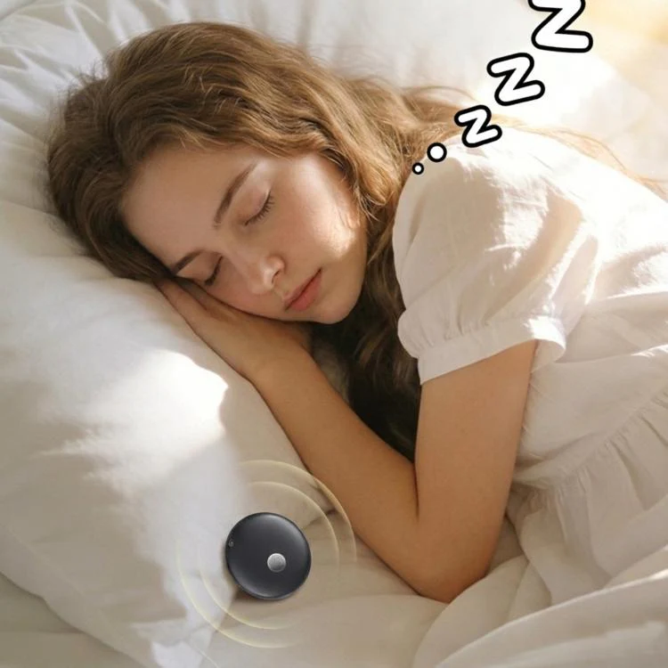 8.6mm Ultra-Thin Pillow Speaker Invisible Sleep Aid for Side Sleepers(Balck)
