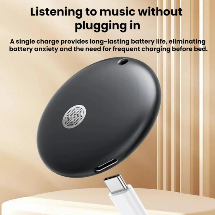 8.6mm Ultra-Thin Pillow Speaker Invisible Sleep Aid for Side Sleepers(Balck) - Image 4