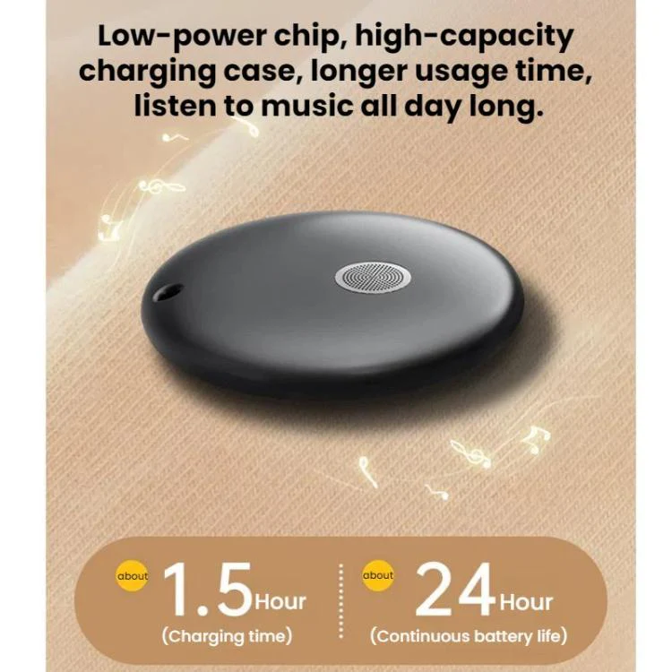 8.6mm Ultra-Thin Pillow Speaker Invisible Sleep Aid for Side Sleepers(Balck) - Image 8