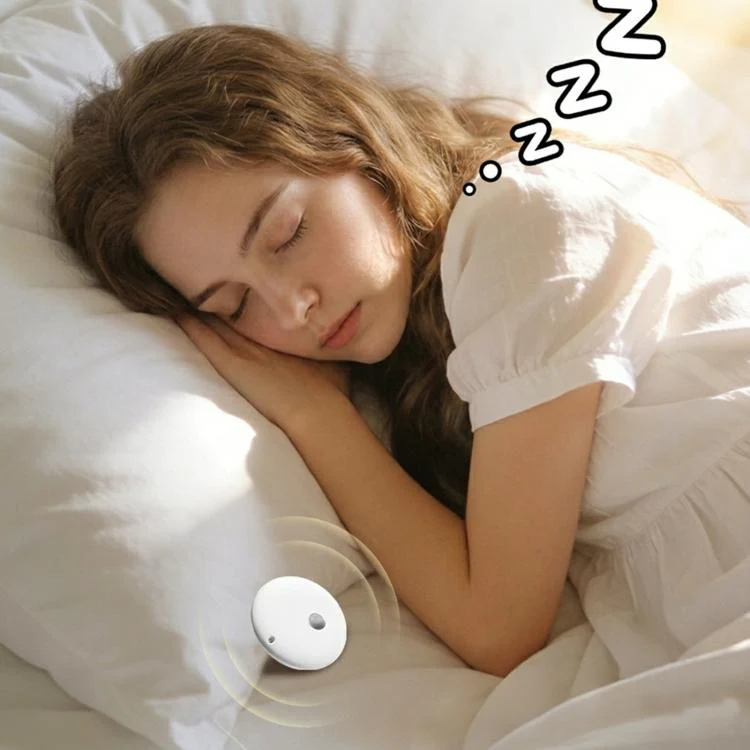 8.6mm Ultra-Thin Pillow Speaker Invisible Sleep Aid for Side Sleepers(White)