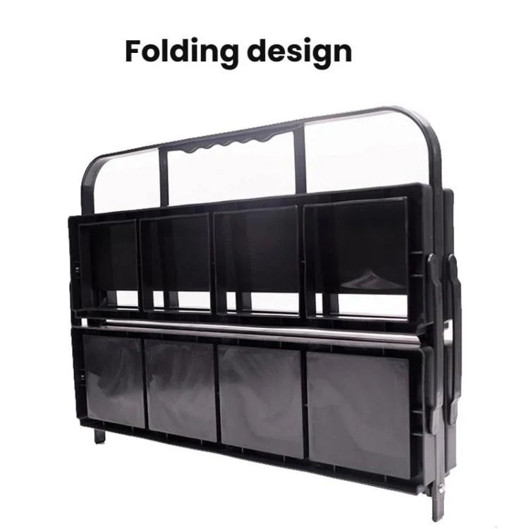 8 Holes Folding Wine Rack Portable Beverage Basket Sports Water Bottle Holder, Color: Round Hole Dark Purple - Image 3