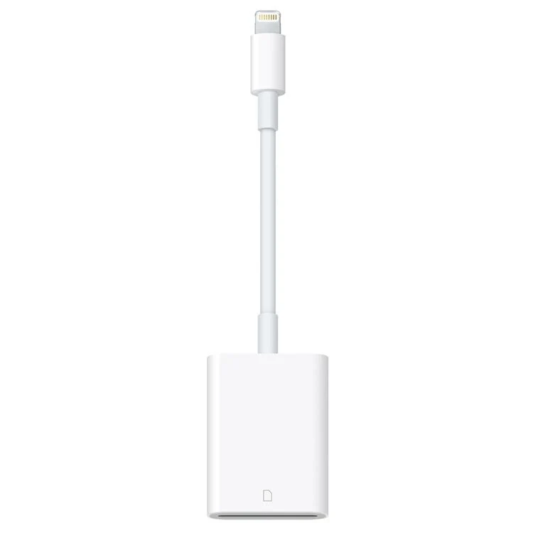 8 Pin to SD Card Camera Reader Adapter (White)