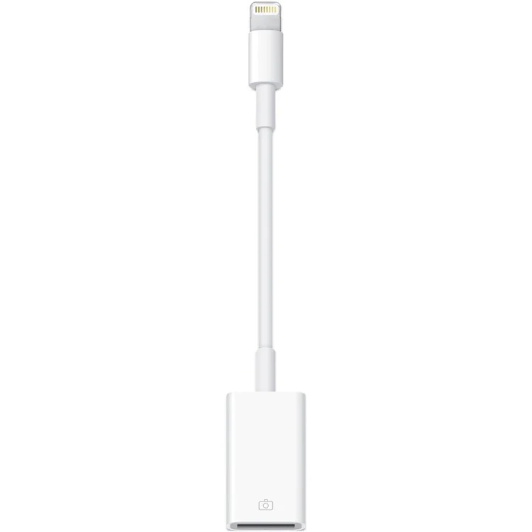 8 Pin to Single USB Port Camera Adapter, Support iOS 9.2 or Above (White) - Image 2