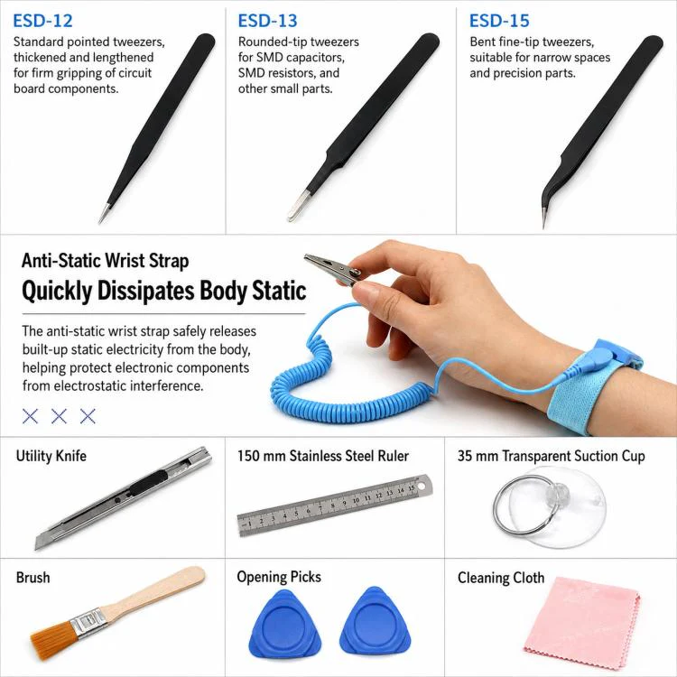 80-Piece Set Precision Screwdriver Electronics Repair Tool Kit For Phone Computer Watch - Image 7