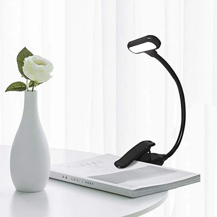 8021 Mini Book Clip Light LED Music Score Eye Protection Reading Lamp(Black) - Image 7
