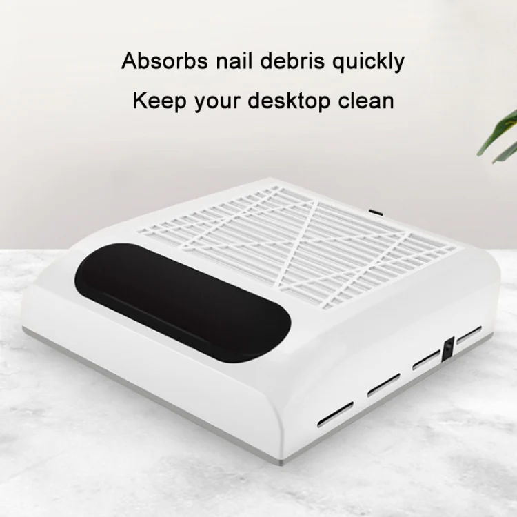 80W Manicure Vacuum Cleaner With Pull-Out Filter, Specification: EU Plug (White) - Image 5