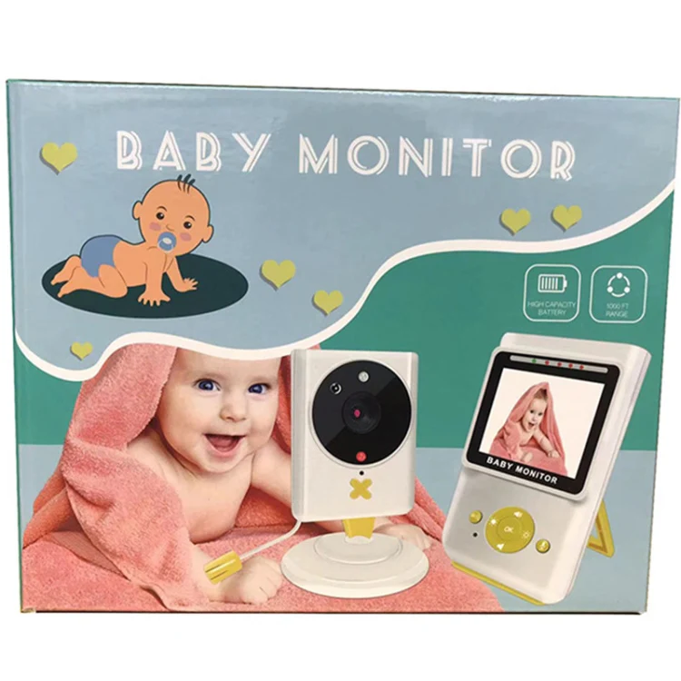855P 2.4 inch Home Wireless Yellow Baby Monitor with Baby Surveillance Camera(AU Plug) - Image 4