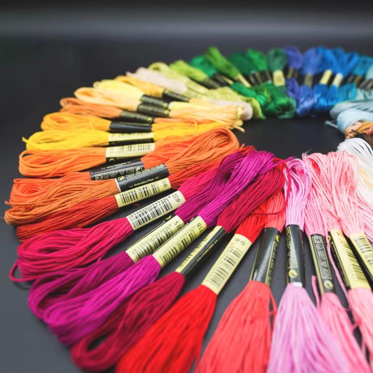 8m 6-strand Polyester Embroidery Thread Handicraft Sewing Thread(36 Colors) - Image 3
