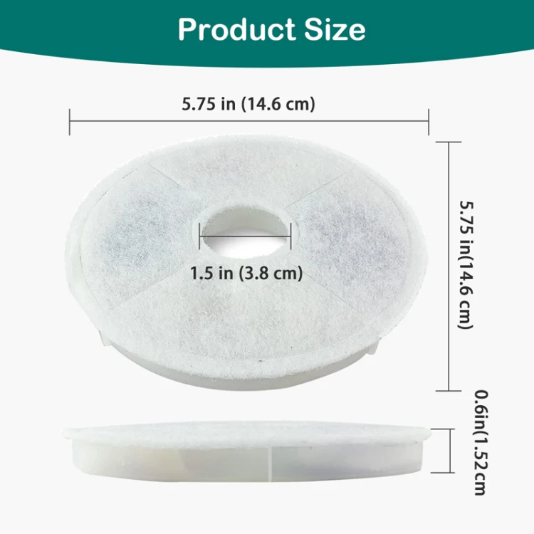 8pcs /Box For Catit Pet Water Fountain Replacement Filters Cat Water Dispenser Filters - Image 3