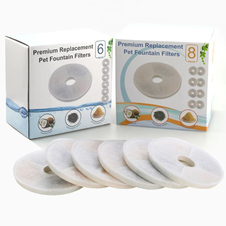 8pcs /Box For Catit Pet Water Fountain Replacement Filters Cat Water Dispenser Filters - Image 9