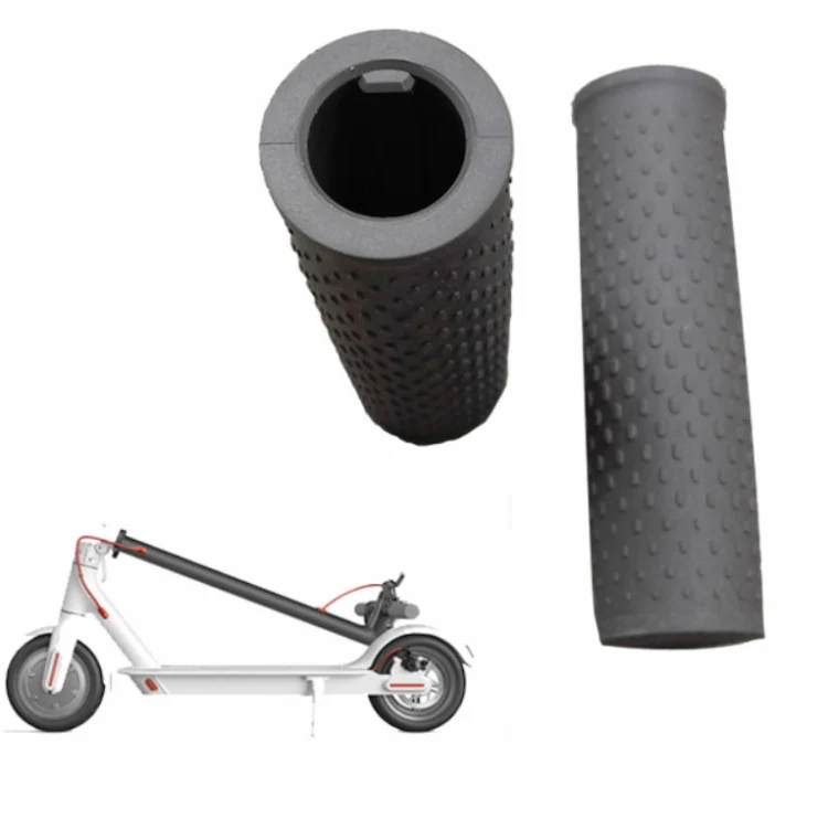 A Pair For Xiaomi Electric Scooter Silicone Car Handles Replace Non-slip Car Handles, Size:One Size(Black) - Image 5