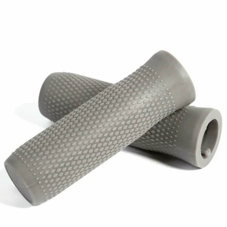 A Pair For Xiaomi Electric Scooter Silicone Car Handles Replace Non-slip Car Handles, Size:One Size(Light Grey) - Image 2