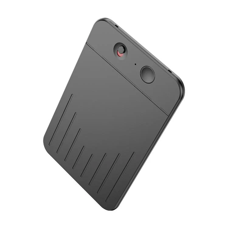 A3 Dual-key V-stripe Texture Ultra-thin AI Smart Voice Recorder Support AIREC-APP, Memory:32GB(Black) - Image 3